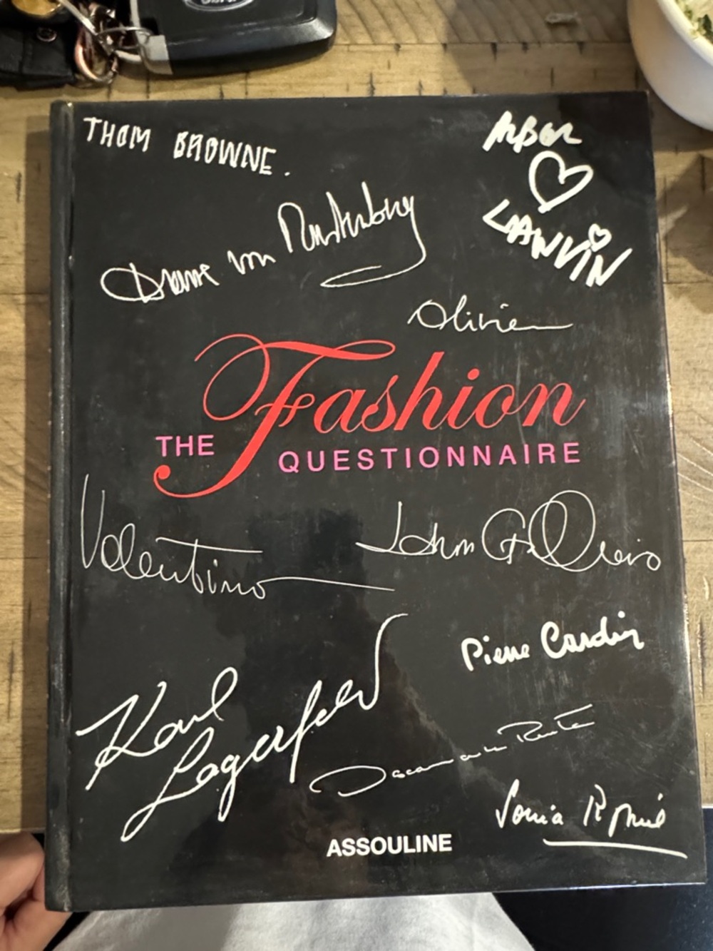 The Fashion Questionnaire- Assouline Hardcover